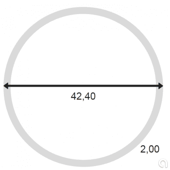 Tubo Redondo con Soldadura