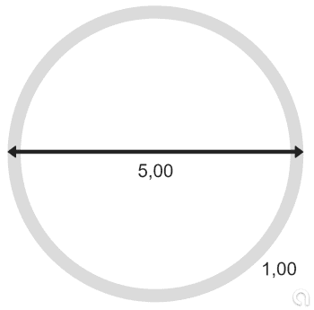 Tubo redondo sin soldadura