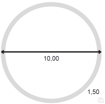 Tubo redondo sin soldadura