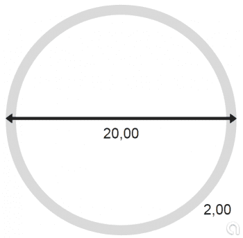 Tubo redondo sin soldadura
