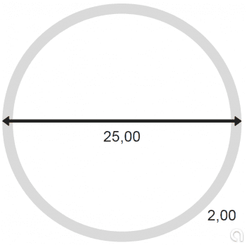 Tubo redondo sin soldadura