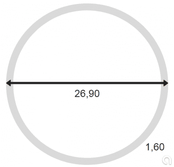 Tubo redondo sin soldadura