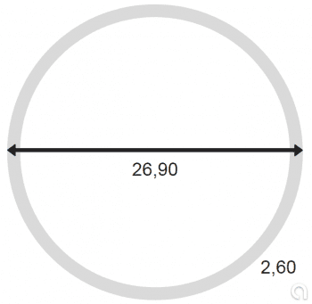Tubo redondo sin soldadura