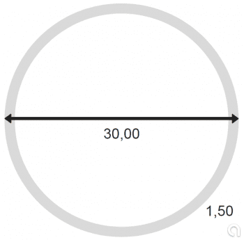 Tubo redondo sin soldadura