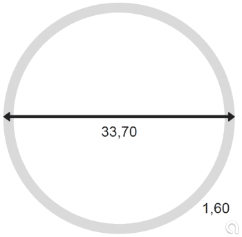 Tubo redondo sin soldadura