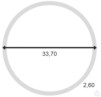 Tubo redondo sin soldadura