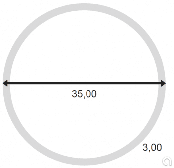 Tubo redondo sin soldadura
