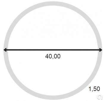 Tubo redondo sin soldadura