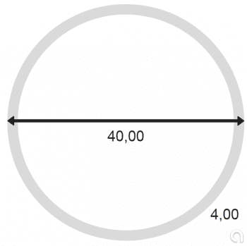 Tubo redondo sin soldadura