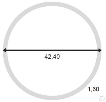 Tubo redondo sin soldadura