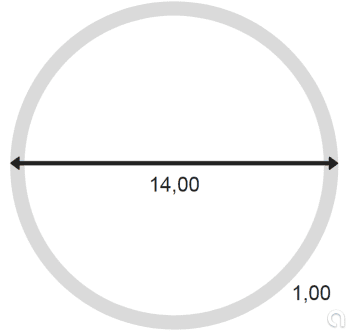 Tubo redondo sin soldadura