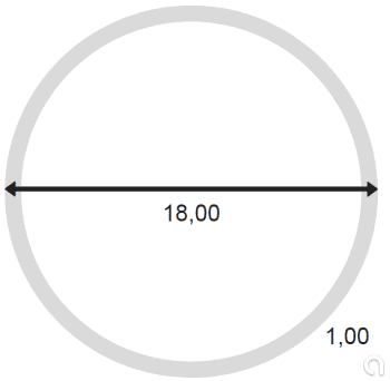 Tubo redondo sin soldadura