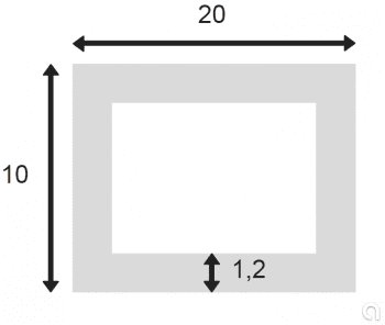 Tubo Rectangular Soldado