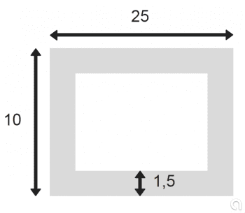 Tubo Rectangular Soldado