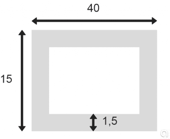 Tubo Rectangular Soldado