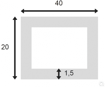 Tubo Rectangular Soldado