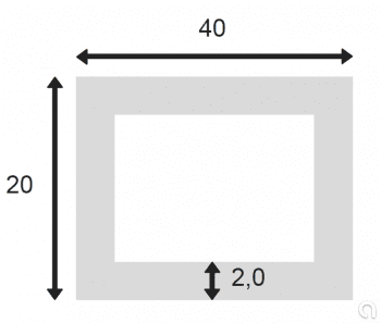 Tubo Rectangular Soldado