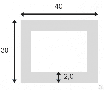 Tubo Rectangular Soldado