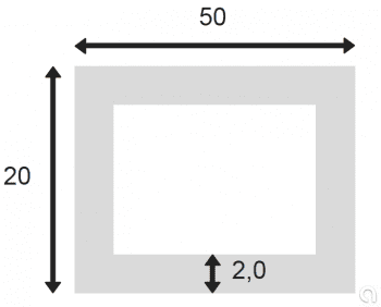Tubo Rectangular Soldado