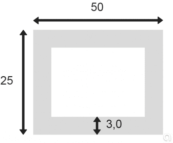 Tubo Rectangular Soldado