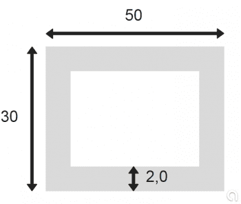 Tubo Rectangular Soldado