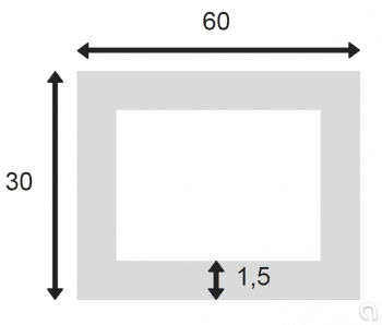 Tubo Rectangular Soldado