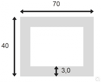 Tubo Rectangular Soldado