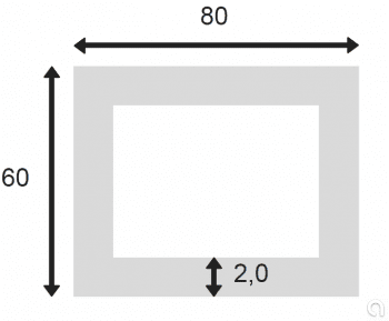 Tubo Rectangular Soldado