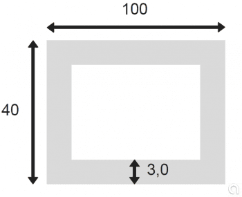 Tubo Rectangular Soldado
