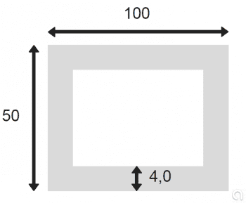 Tubo Rectangular Soldado