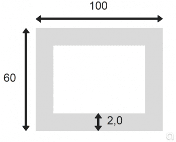 Tubo Rectangular Soldado