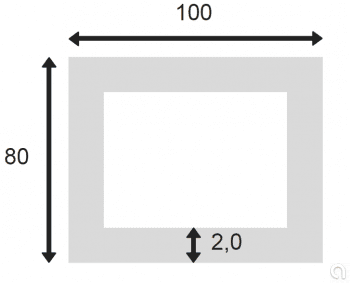 Tubo Rectangular Soldado