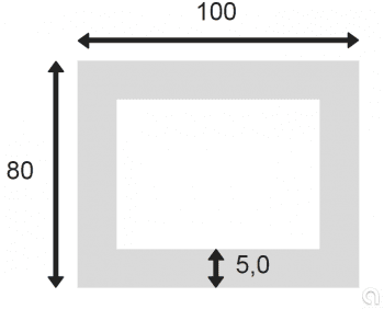 Tubo Rectangular Soldado