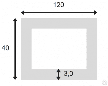 Tubo Rectangular Soldado