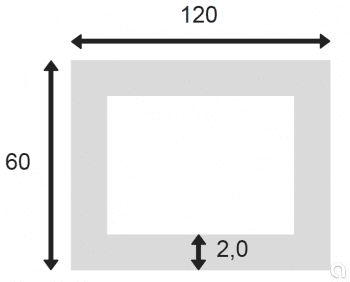 Tubo Rectangular Soldado