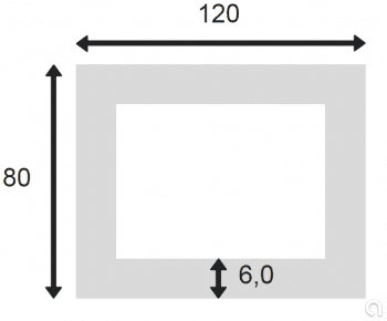 Tubo Rectangular Soldado