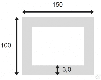 Tubo Rectangular Soldado