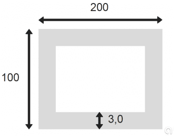 Tubo Rectangular Soldado