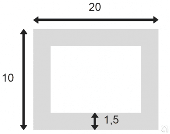 Tubo Rectangular Soldado