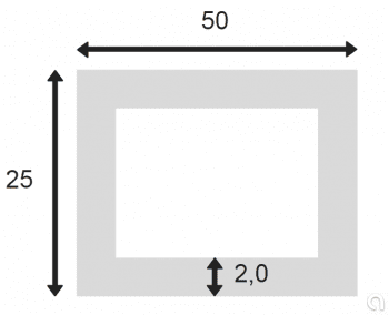 Tubo Rectangular Soldado