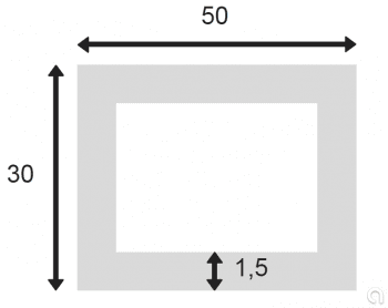 Tubo Rectangular Soldado