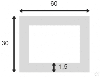 Tubo Rectangular Soldado