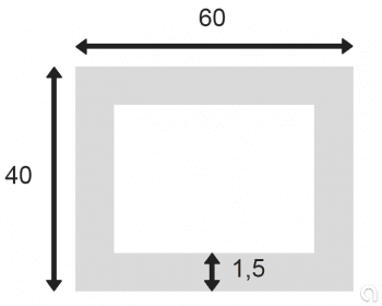 Tubo Rectangular Soldado
