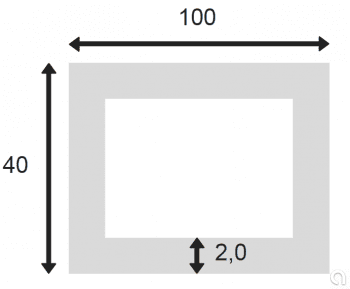 Tubo Rectangular Soldado
