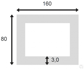 Tubo Rectangular Soldado