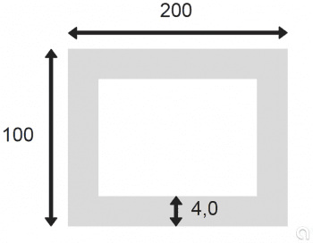 Tubo Rectangular Soldado