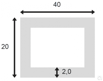 Tubo Rectangular Soldado