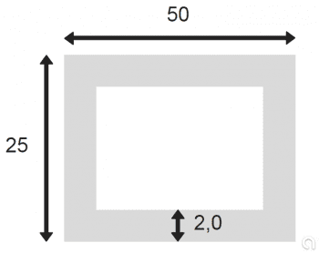 Tubo Rectangular Soldado