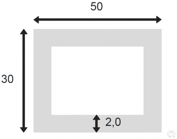 Tubo Rectangular Soldado