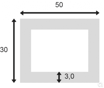 Tubo Rectangular Soldado